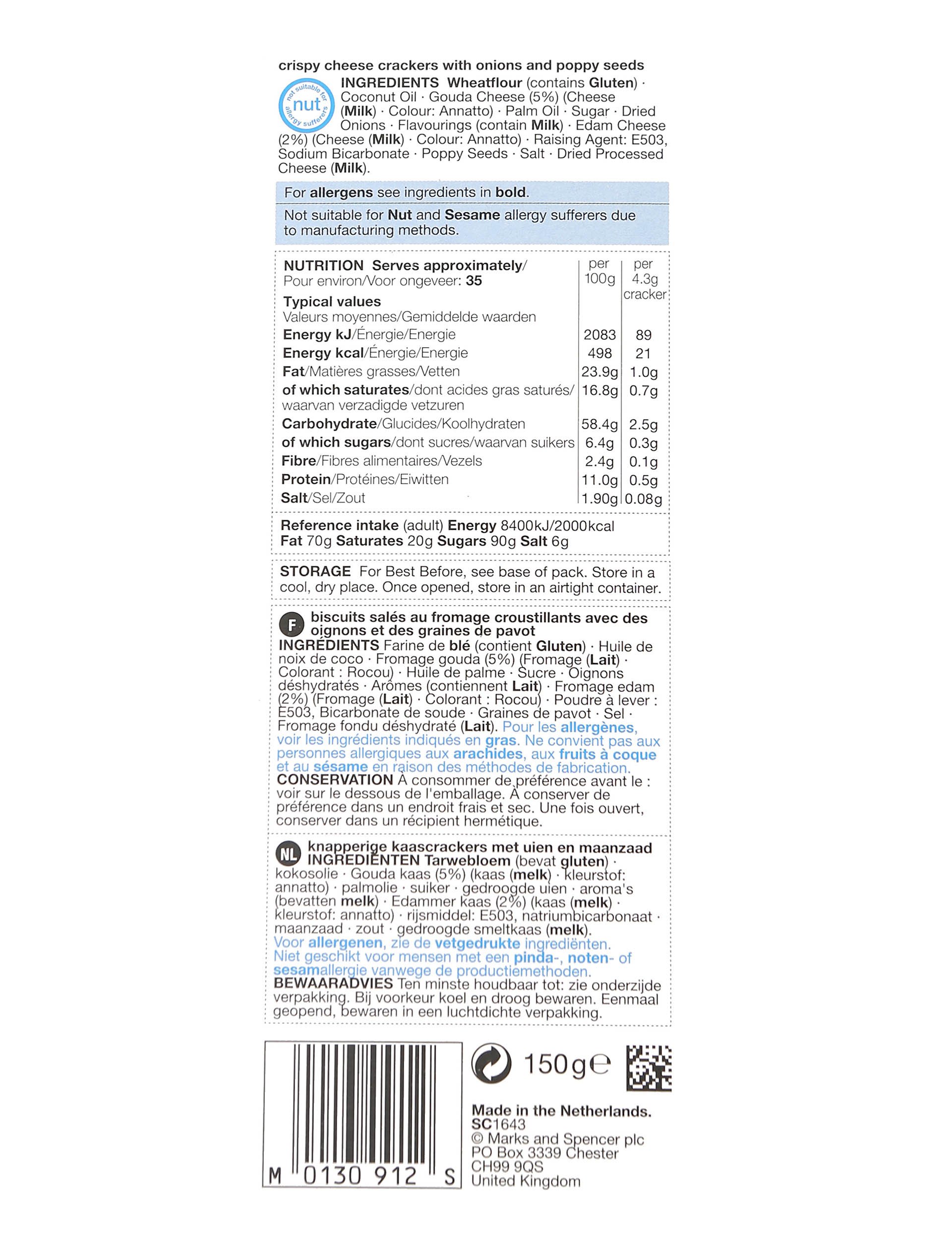 Crispy Cheese Crackers