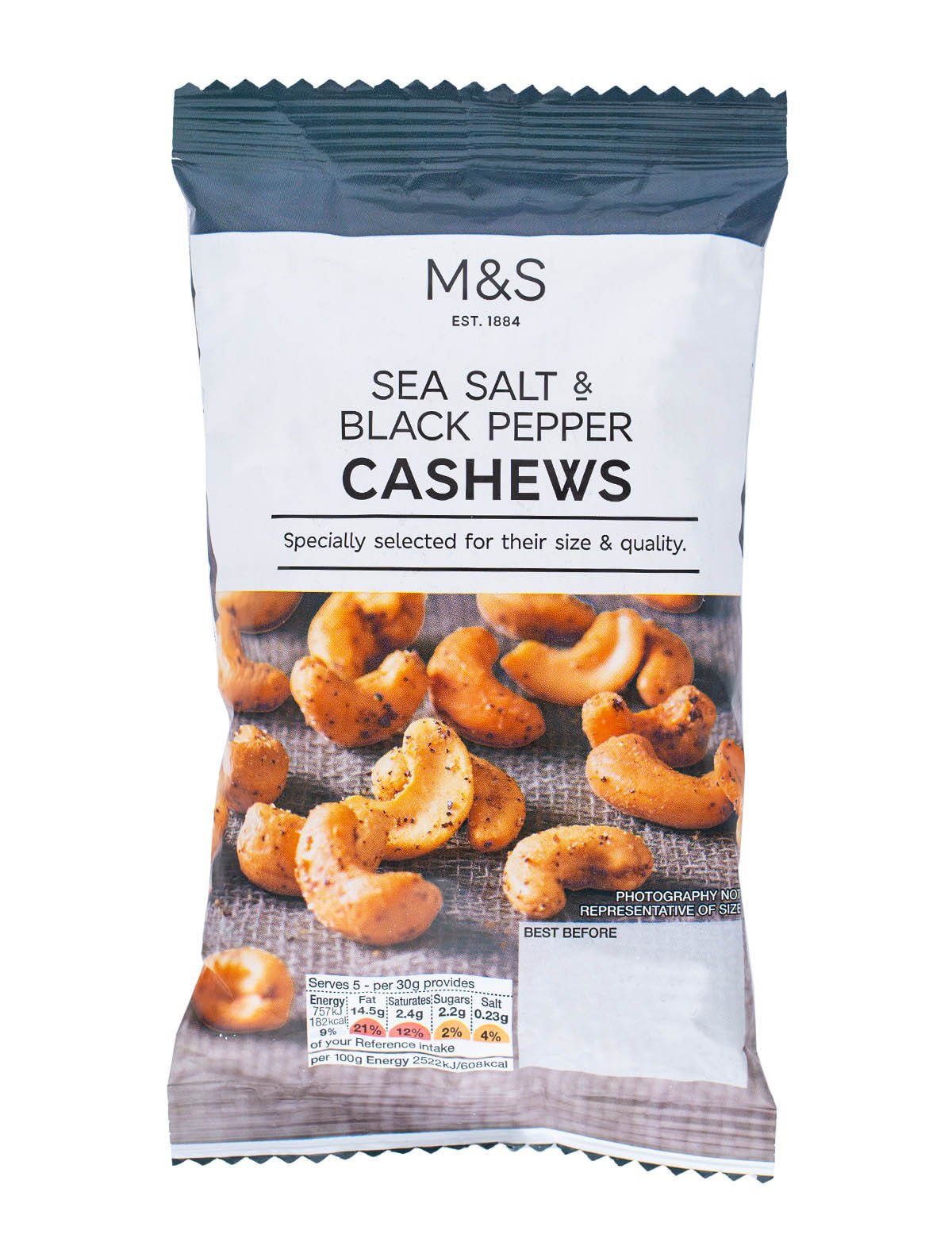 Sea Salt & Black Pepper Cashews