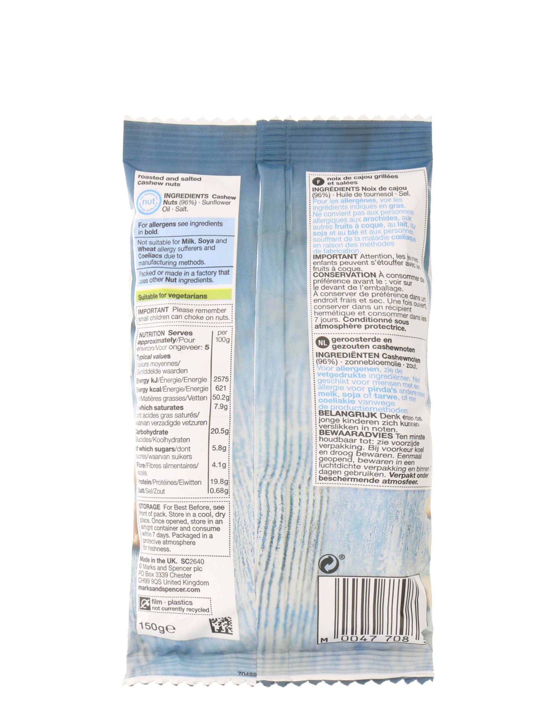 Roasted & Salted Cashews