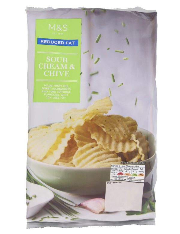 Reduced Fat Crisps  Sour Cream & Chives