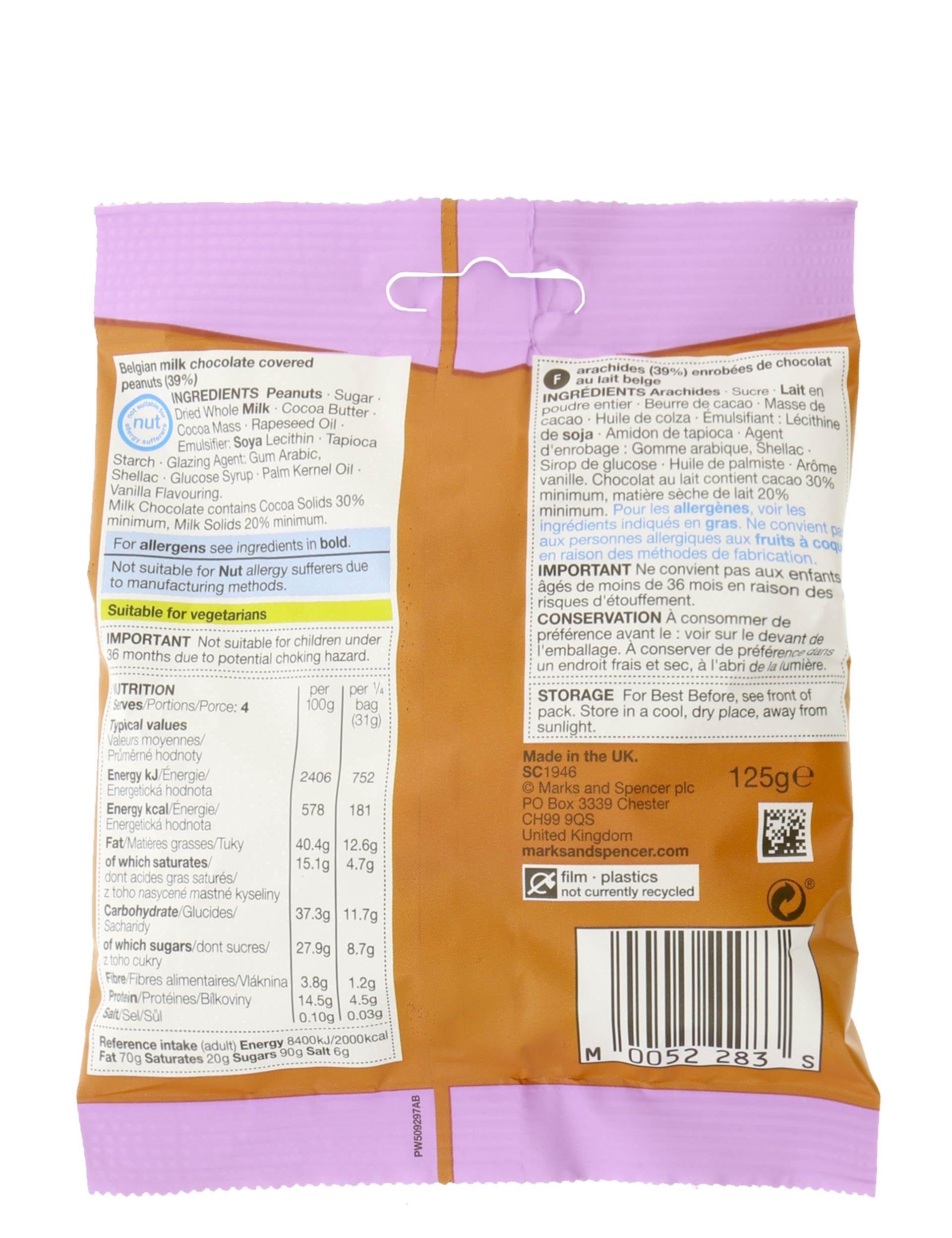 Belgian Milk Chocolate Coated Peanuts