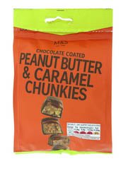 Chocolate Coated Peanut Butter & Caramel Chunkies