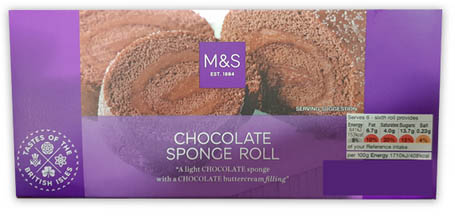 Chocolate Sponge Roll