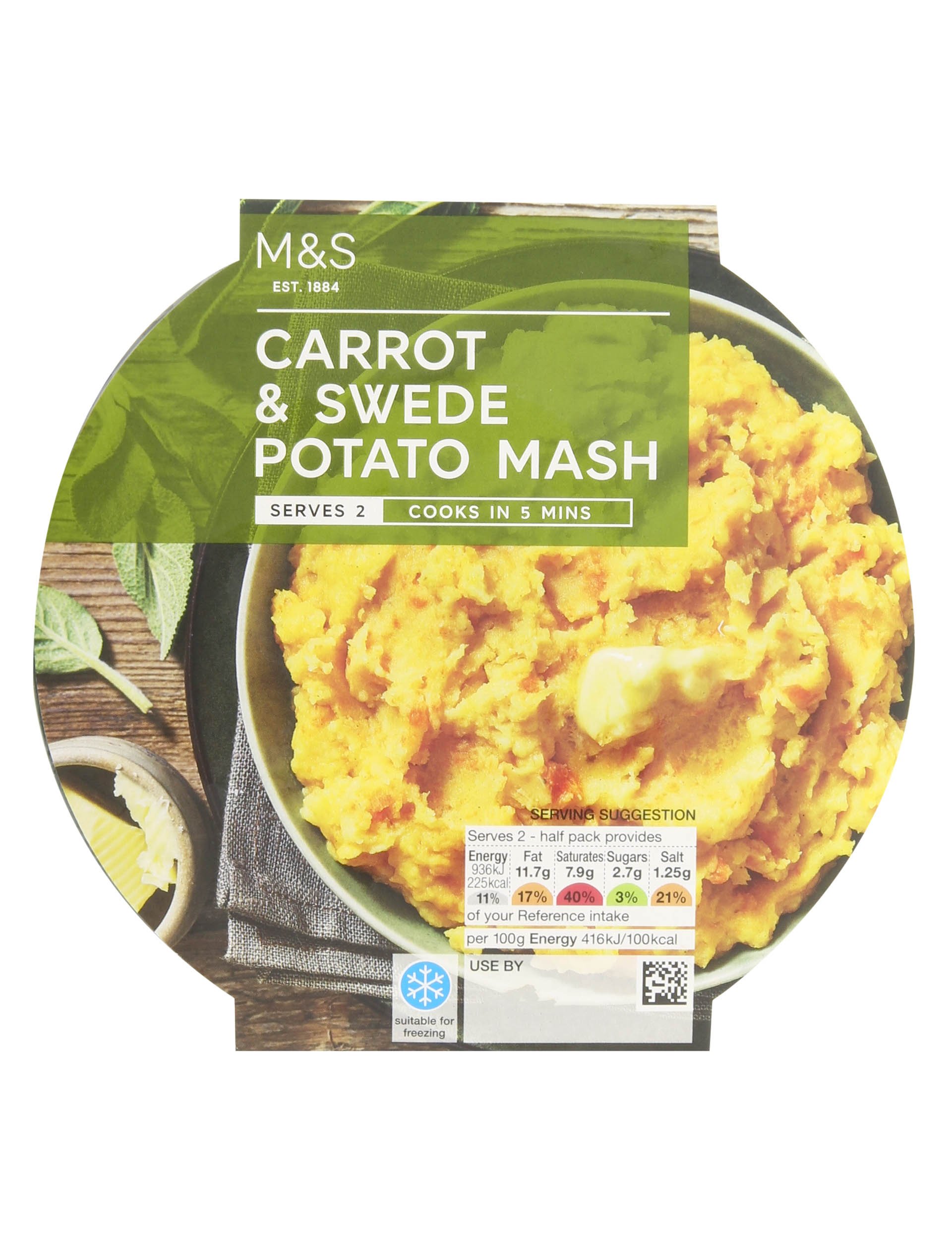 Carrot And Swede  Mash