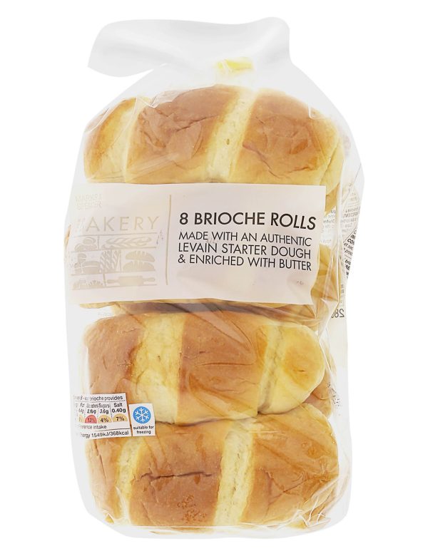 Delicious 8 Brioche Rolls