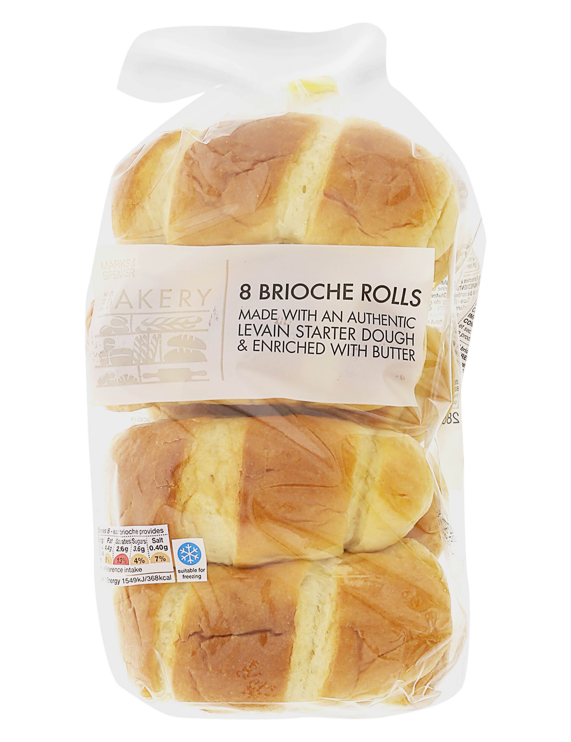 Delicious 8 Brioche Rolls