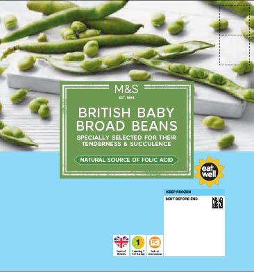  British Baby Broad Beans 