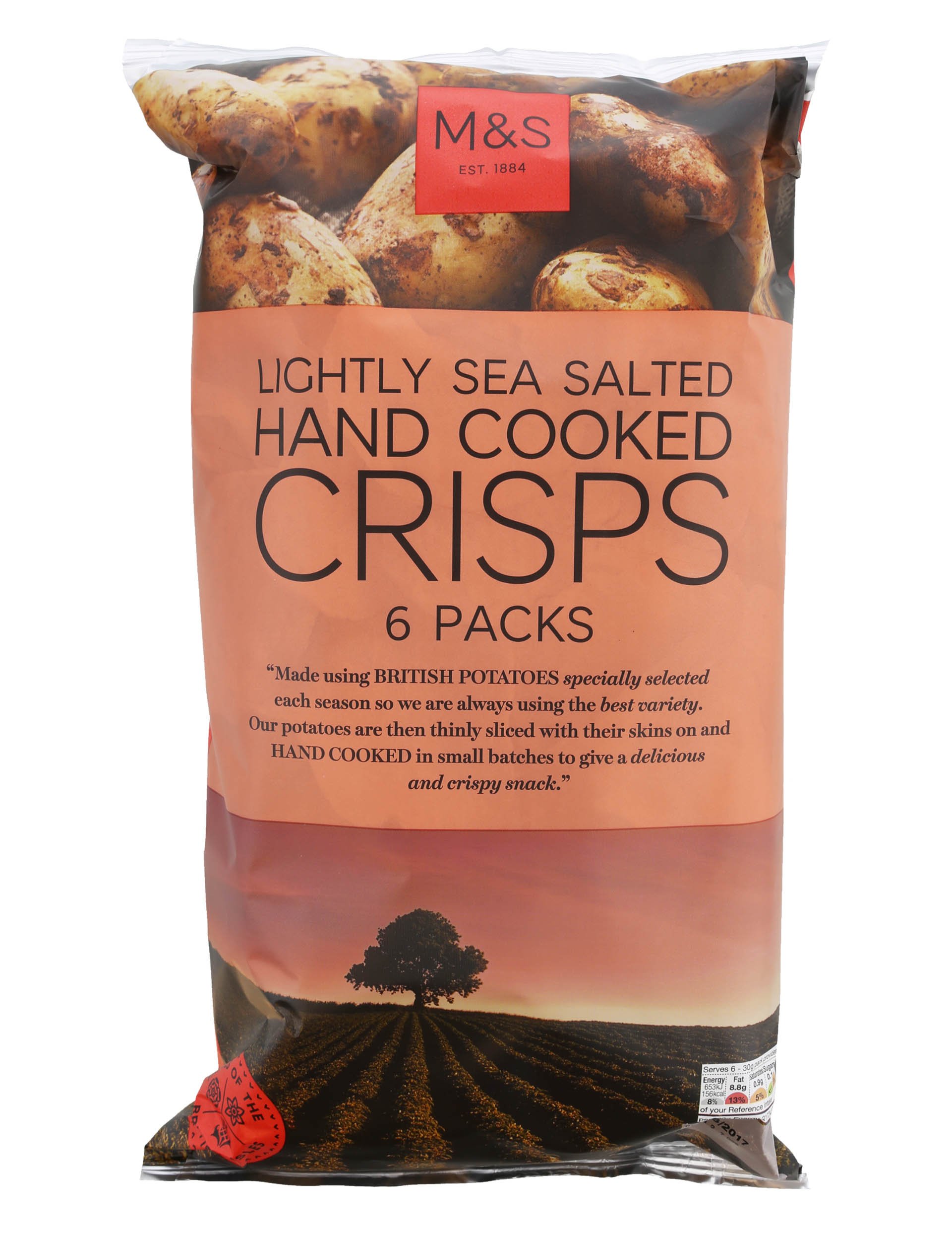 Hand Cooked Lightly Salted X6 Multipack