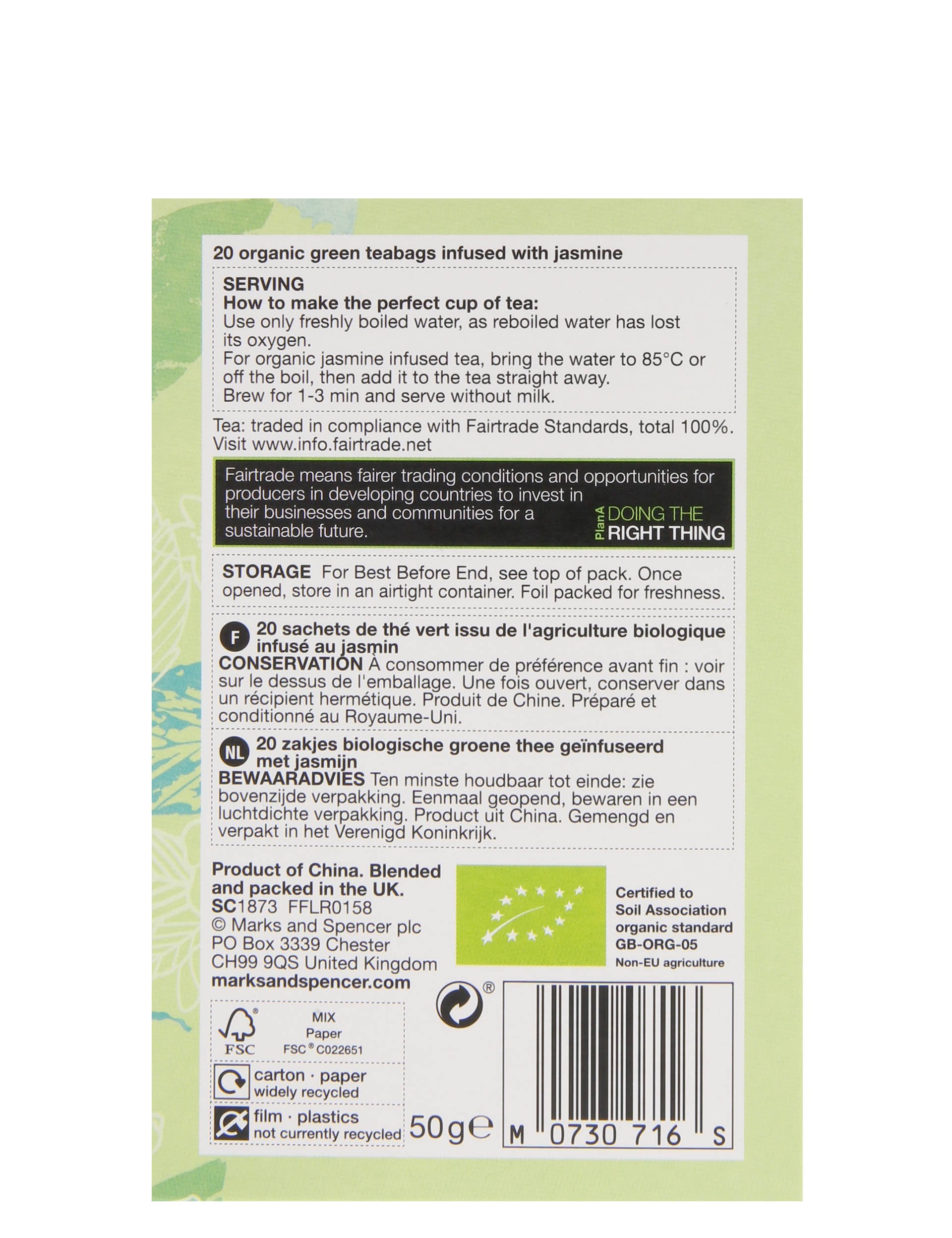 Green Tea With Jasmine Infusion Marks & Spencer Cyprus