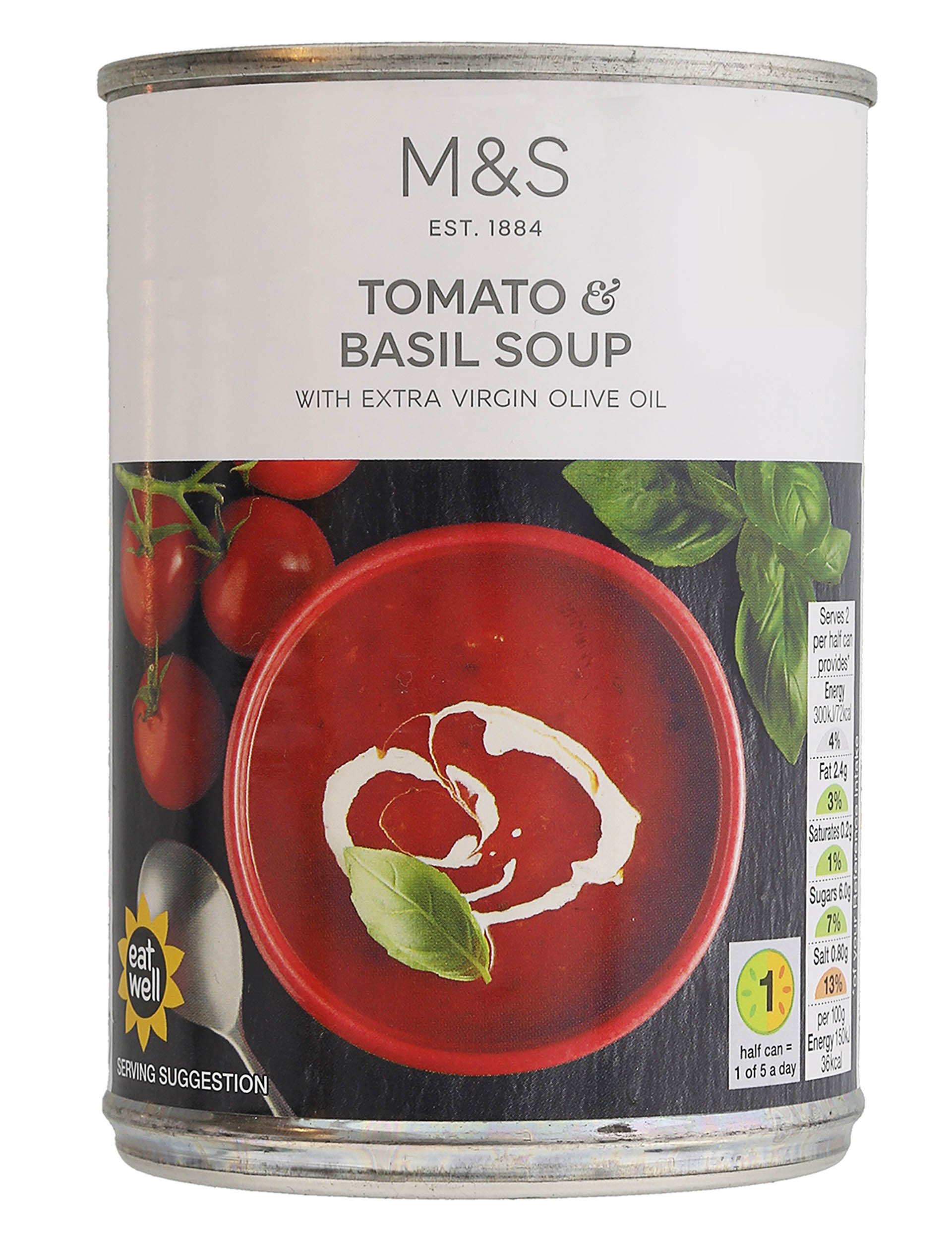  Tomato & Basil Soup 