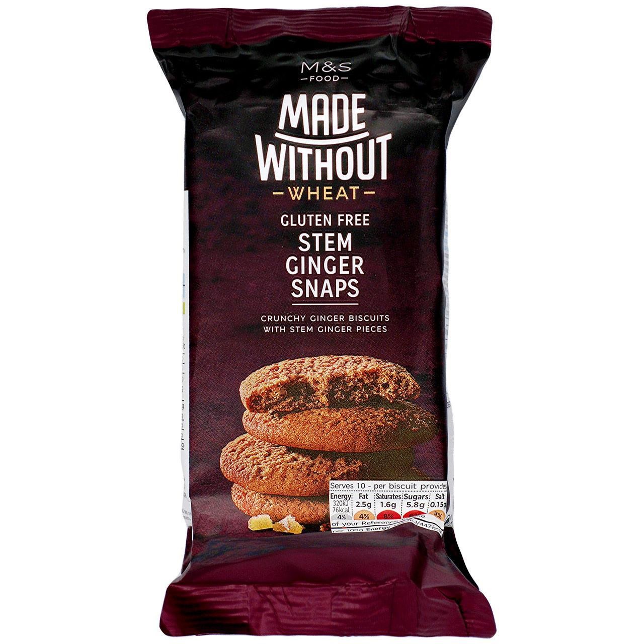 Made Without Wheat Stem Ginger Snaps
