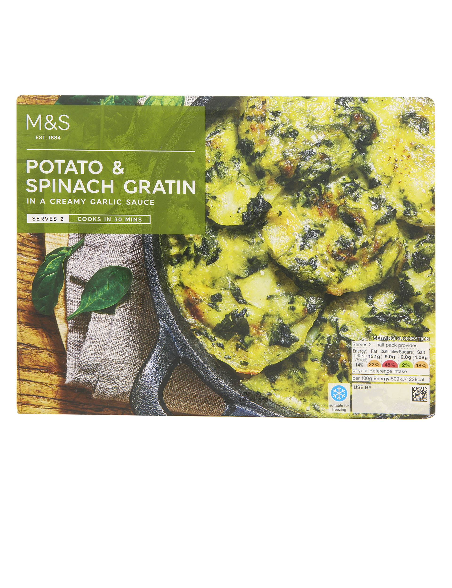 Spinash And Potato Gratin Marks & Spencer Cyprus