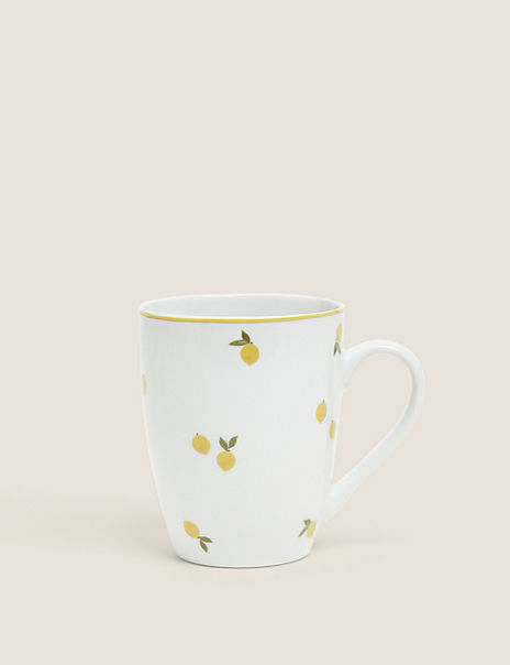 Set of 4 Lemon Mugs