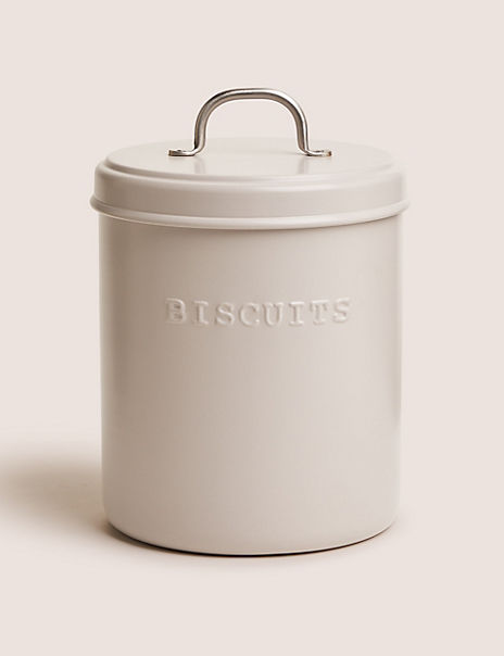 Powder Coated Biscuit Storage Jar