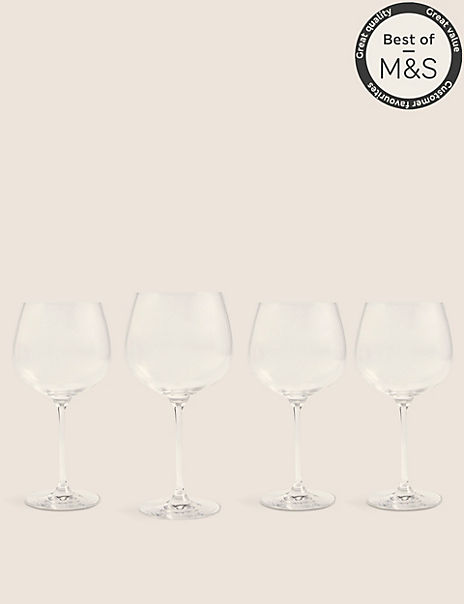 Set of 4 Maxim Gin Glasses, M&S Collection