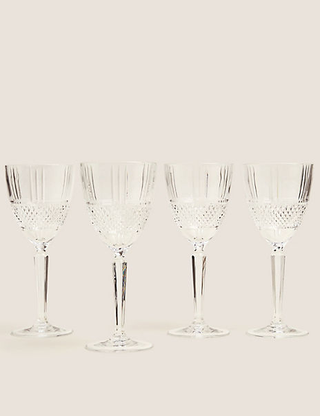  Set of 4 Adeline Wine Glasses 