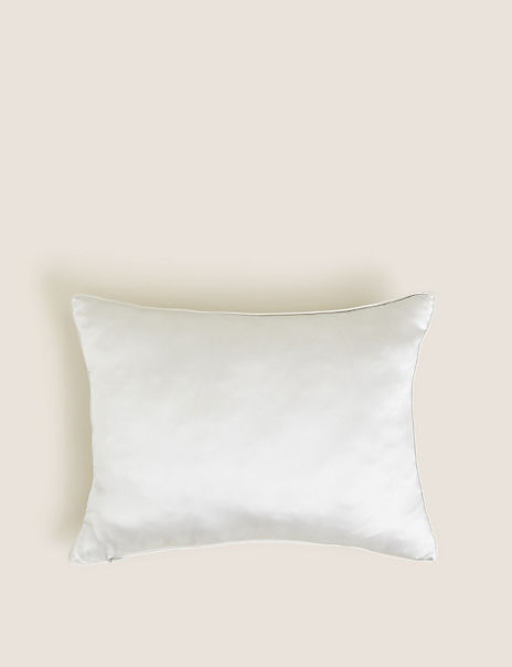 Embroidered Silk Bolster Cushion