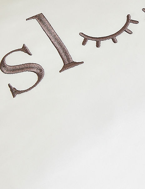 Embroidered Silk Bolster Cushion