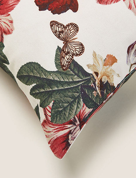 Pure Cotton Butterfly Cushion Cover