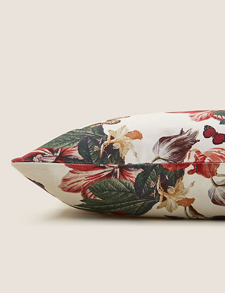 Pure Cotton Butterfly Cushion Cover