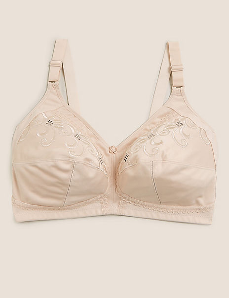 Total Support Embroidered Full Cup Bra B-G - Marks and Spencer Cyprus
