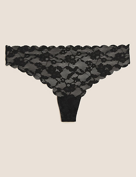No VPL Free Cut  Lace Thong