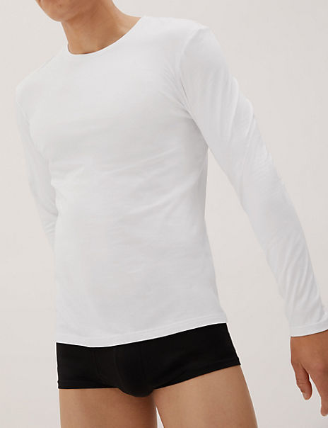 cotton long sleeve vest