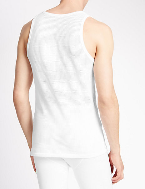 2 Pack Cotton Sleeveless Vests