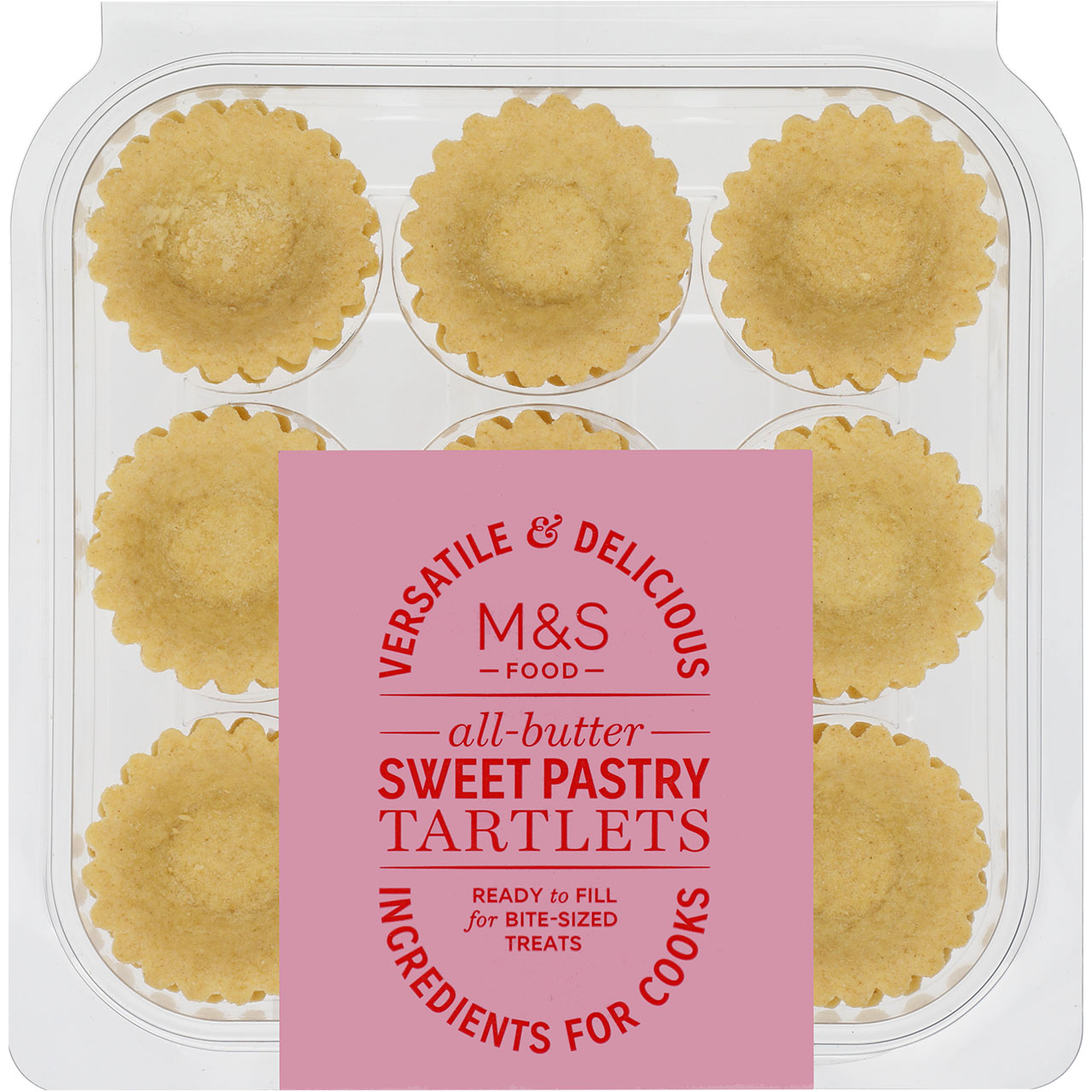  All Butter Sweet Pastry Tartlets  