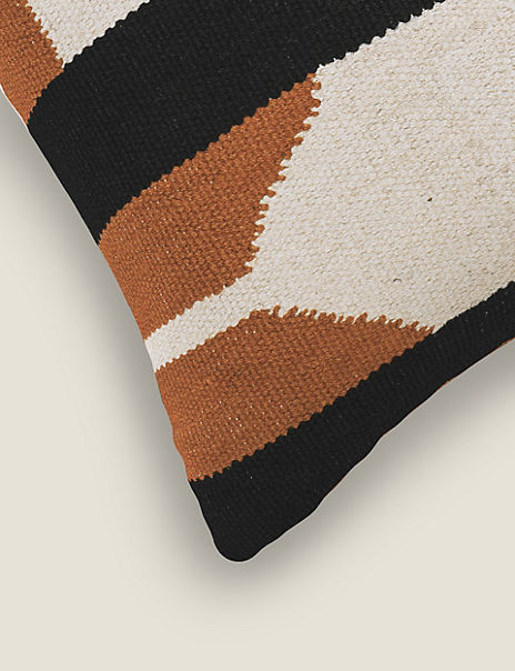 Pure Cotton Woven Aztec Cushion
