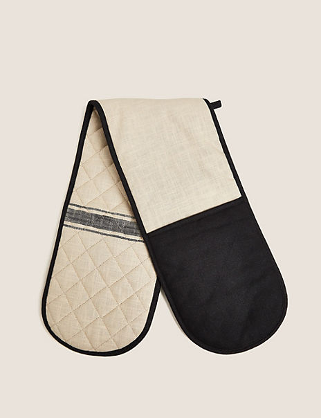 Striped Double Oven Glove