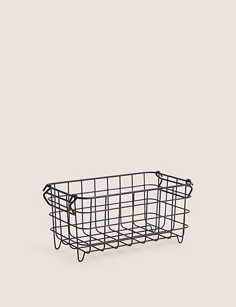 Small Stackable Wire Storage Basket