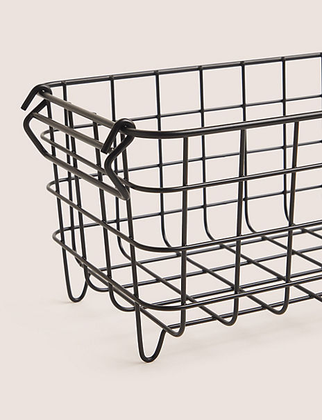 Small Stackable Wire Storage Basket