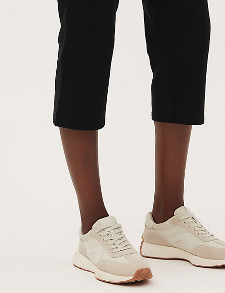 Cotton Rich Cropped Joggers