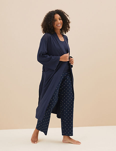 Pure Cotton Broderie Trim Wrap