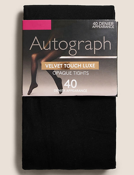 40 Denier Velvet Touch Luxe Tights - Marks and Spencer Cyprus