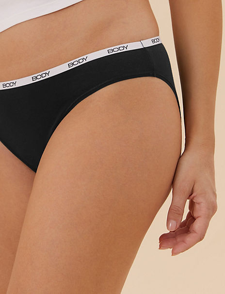 5pk Supima Cotton Body Bikini Knickers