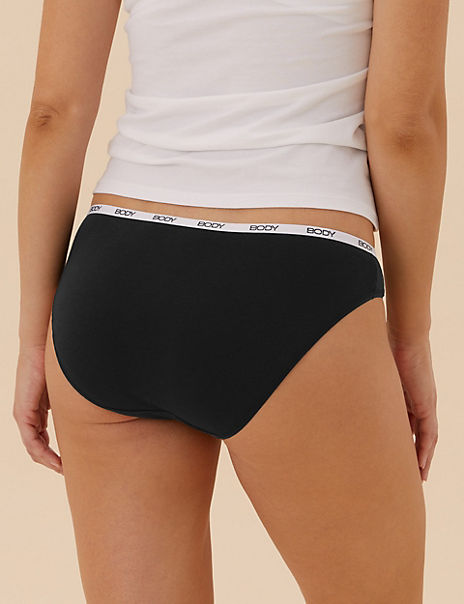 5pk Supima Cotton Body Bikini Knickers