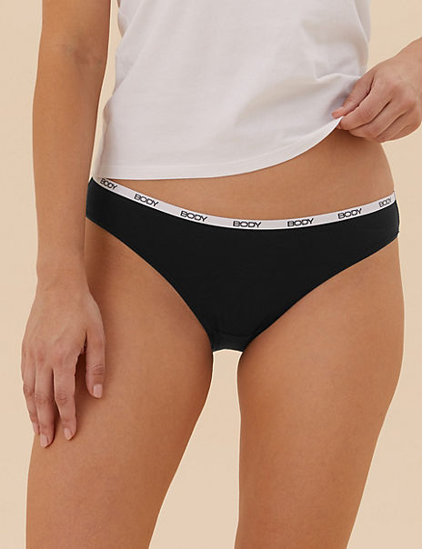 5pk Supima Cotton Body Bikini Knickers