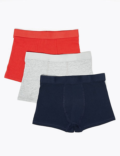 5 Pack Cotton Trunks (2-16 Years)