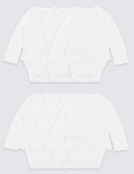 7 Pack Organic Pure Cotton Bodysuits (5lbs-3 Yrs) 7 Pack Organic Pure Cotton Bodysuits (5lbs-3 Yrs)