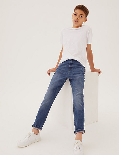 The Smith Skinny Fit Cotton with Stretch Jeans (3-16 Yrs)