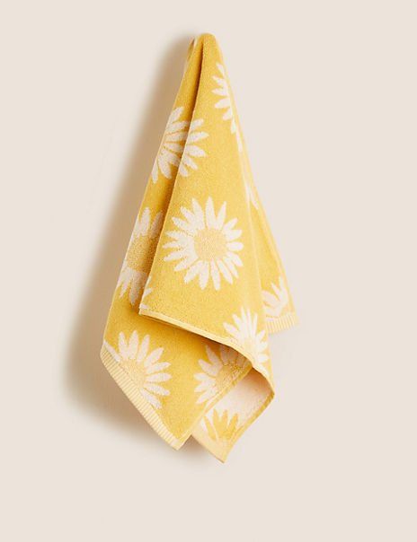 Pure Cotton Daisy Towel