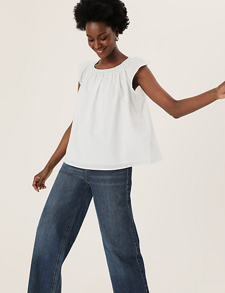 Pure Cotton Regular Fit Vest Top