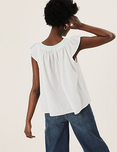 Pure Cotton Regular Fit Vest Top