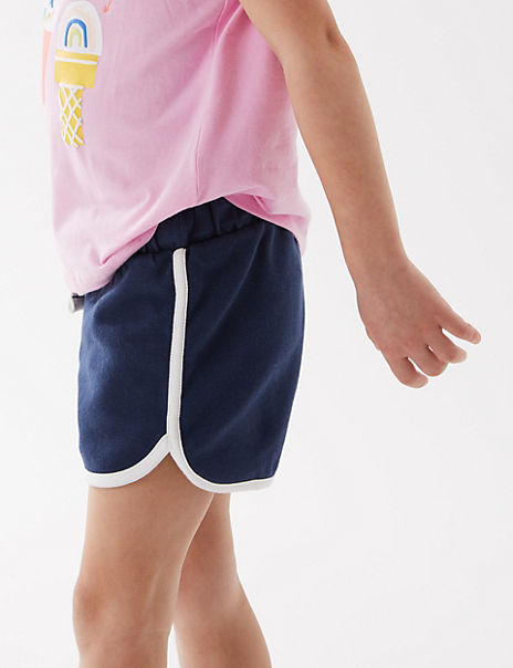 Pure Cotton Runner Shorts (2-7 Yrs)