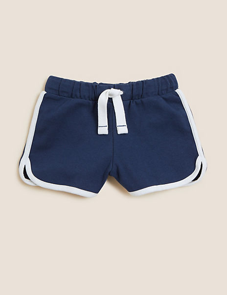 Pure Cotton Runner Shorts (2-7 Yrs)