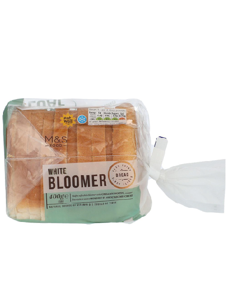 White Bloomer Bread Loaf