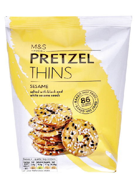 Sesame Pretzel Thins