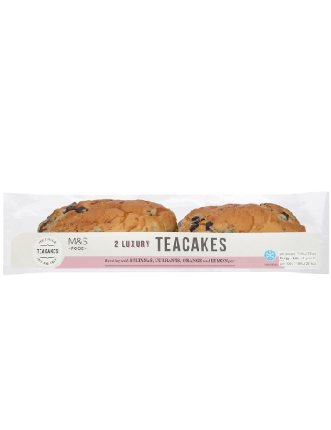 2 Luxury Teacakes